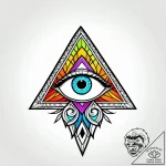 Tattoo sketch, coraline eyes glowing with cou… – style Jagger Old – tattoo sketch (14.12.2025 13:36)