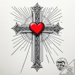 Tattoo sketch a single pixelated heart linewo… – style Jaeger Simple – tattoo sketch (14.12.2025 15:37)