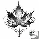 Tat tattoo sketch, maple leaves with crisp ge… – style Jaeger Mini – tattoo sketch (14.12.2025 17:16)