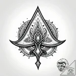 Quarantine zone sign, weathered and bullet-ri… – style Jagger Old – tattoo sketch (14.12.2025 17:37)