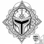 Tattoo design a minimalist knight’s helmet, f… – style Jaeger Mini – tattoo sketch (14.12.2025 19:56)
