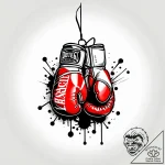 Tattoo design a pair of boxing gloves, well-w… – style Jagger Old – tattoo sketch (14.12.2025 20:16)
