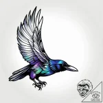 A single raven feather – style Jagger Old – tattoo sketch (14.12.2025 21:36)
