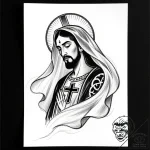 Tattoo sketch a whisper-thin veil blowing in… – style Flux Inscriptions – tattoo sketch (15.12.2025 01:57)