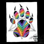 Eskiz.to, tattoo sketch, diego’s paw prints w… – style Flux Inscriptions – tattoo sketch (15.12.2025 11:17)