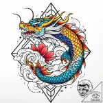 Snowflake, unique geometric pattern, tattoo d… – style Jaeger Mini – tattoo sketch (15.12.2025 22:17)