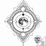 Tat tattoo sketch, dreamer gazing at stars wi… – style Jaeger Mini – tattoo sketch (15.12.2025 23:36)