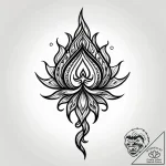 Tattoo sketch, spirit’s mane flowing like fir… – style Jagger Old – tattoo sketch (15.12.2025 23:57)