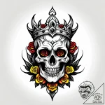 Tat tattoo sketch, realistic portrait of hade… – style Jagger Old – tattoo sketch (16.12.2025 05:17)