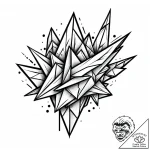 оригами, tattoo sketch design, on a clean whi… – style Jaeger Mini – tattoo sketch (16.12.2025 10:17)