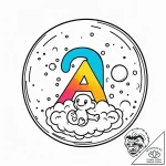 Tattoo sketch a child’s initial in a bubble.,… – style Jaeger Mini – tattoo sketch (16.12.2025 18:17)
