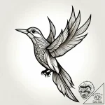 Tattoo design a feather transforming into a b… – style Jagger Old – tattoo sketch (16.12.2025 23:57)