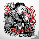 Tat tattoo sketch, rapper holding mic with ur… – style Jaeger Simple – tattoo sketch (17.12.2025 03:16)