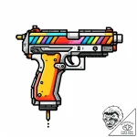 Tattoo design a retro character’s signature w… – style Jaeger Mini – tattoo sketch (17.12.2025 11:36)