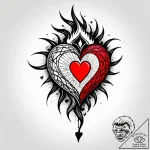 Tattoo sketch, mirabel with shattered magical… – style Jagger Old – tattoo sketch (17.12.2025 14:37)