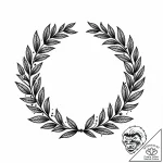 Laurel wreath, concept art for tattoo, vibran… – style Jaeger Mini – tattoo sketch (17.12.2025 19:36)