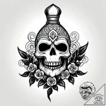 Tattoo sketch a stylized grenade or explosive… – style Jagger Old – tattoo sketch (19.12.2025 02:38)