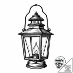 Tattoo sketch a vintage lantern casting a war… – style Jaeger Mini – tattoo sketch (19.12.2025 12:37)