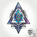 триада (символ), ink illustration for tattoo,… – style Jagger Old – tattoo sketch (19.12.2025 19:37)