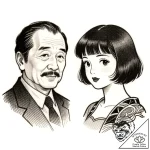 Tattoo sketch, doctor atsuko chiba and paprik… – style Flux Inscriptions – tattoo sketch (20.12.2025 01:17)
