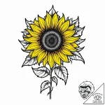 Tat tattoo sketch, bold neotraditional sunflo… – style Jaeger Mini – tattoo sketch (20.12.2025 01:56)
