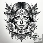 Tat tattoo sketch, david’s eye projecting hol… – style Jaeger Simple – tattoo sketch (20.12.2025 02:56)