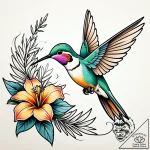Tat tattoo sketch, delicate colibri bird feed… – style Jaeger Simple – tattoo sketch (20.12.2025 06:56)