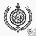 Tattoo sketch the glyph for sagittarius (9th… – style Jagger Old – tattoo sketch (20.12.2025 08:56)