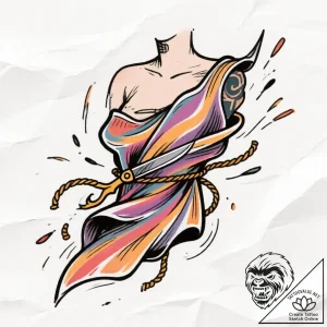 Tat tattoo sketch, fashion designer’s scissor… – style Flux Inscriptions – tattoo sketch (20.12.2025 10:37)