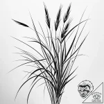 Tattoo sketch, tall reeds waving with gentle… – style Jaeger Simple – tattoo sketch (20.12.2025 13:36)