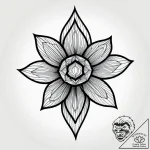 Tat tattoo sketch, minimalist geometric flowe… – style Jagger Old – tattoo sketch (20.12.2025 15:17)
