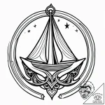 Tattoo design a stylized arcade token with a… – style Jagger Old – tattoo sketch (20.12.2025 18:57)