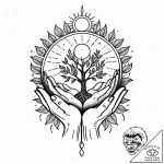 Tat tattoo sketch, volunteer planting tree wi… – style Jaeger Mini – tattoo sketch (20.12.2025 23:57)