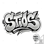 Tattoo sketch a stylized dragon scale pattern… – style Flux Inscriptions – tattoo sketch (21.12.2025 01:57)