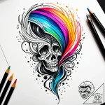 Tattoo design an abstract representation of “… – style Jaeger Simple – tattoo sketch (21.12.2025 02:17)