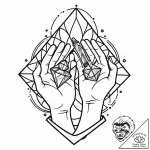 Tattoo sketch a pair of hands holding a tiny,… – style Jaeger Mini – tattoo sketch (21.12.2025 05:16)