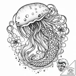 Tattoo sketch a delicate, ethereal jellyfish… – style Jaeger Mini – tattoo sketch (21.12.2025 06:36)
