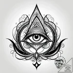 Tat tattoo sketch, mystic’s third eye glowing… – style Jagger Old – tattoo sketch (21.12.2025 09:36)