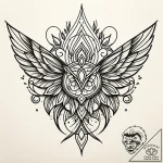 Icon of god mothers, artistic tattoo sketch,… – style Jaeger Simple – tattoo sketch (21.12.2025 10:17)