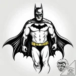 Tat tattoo sketch, batman lego cape flowing i… – style Jagger Old – tattoo sketch (21.12.2025 10:56)