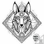 Tattoo sketch, anubis guarding doorway to aft… – style Jaeger Mini – tattoo sketch (21.12.2025 11:57)