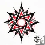 Tattoo sketch, violet creating force field gl… – style Flux Inscriptions – tattoo sketch (21.12.2025 12:37)