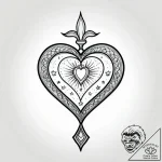 Tattoo sketch a heart with subtle celestial b… – style Jagger Old – tattoo sketch (21.12.2025 18:57)