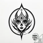 Tattoo sketch, button eyes scattered on floor… – style Jagger Old – tattoo sketch (22.12.2025 00:17)