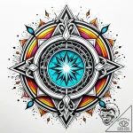 Tattoo sketch a stylized portal opening to a… – style Jaeger Simple – tattoo sketch (23.12.2025 23:37)
