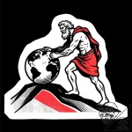 Sisyphus pushing a planet up a hill, tattoo f… – style Flux Inscriptions – tattoo sketch (24.12.2025 00:37)