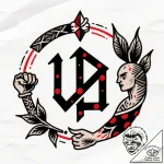 140. tattoo sketch: “ud” rune surrounded by s… – style Flux Inscriptions – tattoo sketch (24.12.2025 09:57)