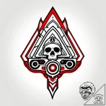 Tattoo design a cassette tape labeled ‘level… – style Jagger Old – tattoo sketch (24.12.2025 16:16)