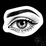Tattoo design a quiet, focused eye with unwav… – style Flux Inscriptions – tattoo sketch (24.12.2025 16:37)