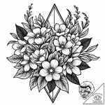 Tattoo sketch a delicate bouquet where each f… – style Jaeger Mini – tattoo sketch (24.12.2025 19:56)